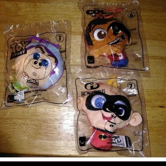 McDonald's HAPPY MEAL TOYS-SET OF 3-NEW-SEALED - Picture 1 of 3